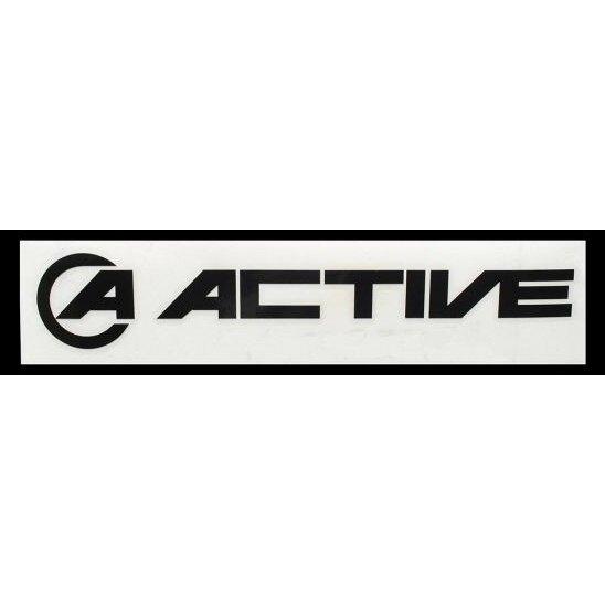 ACTIVE（アクティブ） ロゴステッカー カラー：ブラック ステッカー
