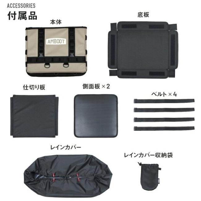 AMBOOT アンブート リヤボックスEX カラー：ライトブルー スーパーカブ ハンターカブ 大型キャリア クロスカブ HONDA ホンダ  トップケース・テールボックスの画像