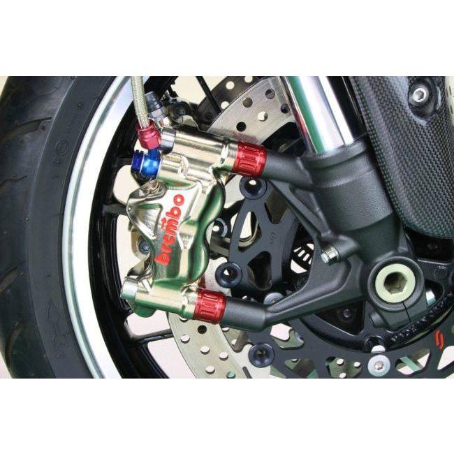 POSH Faith ポッシュ フェイス キャリパーアダプターT20 カラー：レッド Z900RS CAFE KAWASAKI カワサキ キャリパーサポート・ブラケット ブレーキの画像