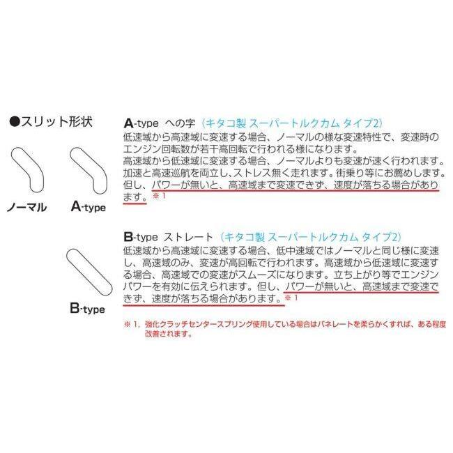 KーCON KITACO キタコ スーパートルクカム タイプ2 ライブディオ-ZX