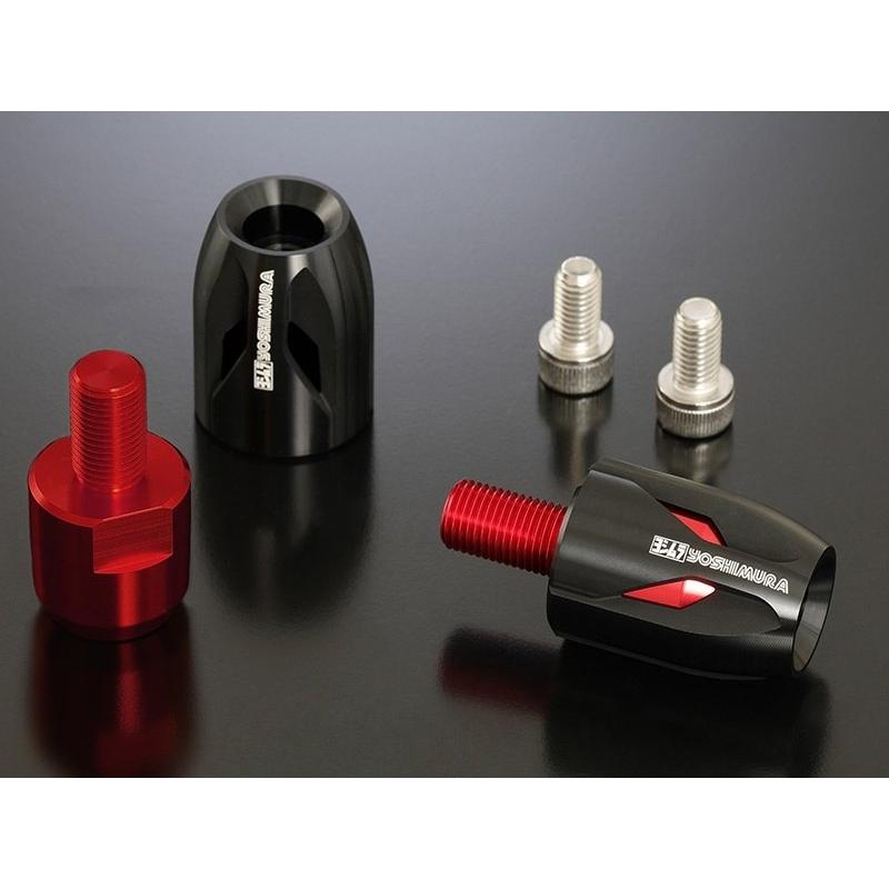 YOSHIMURA ヨシムラ ハンドルバーエンド High Line スズキ汎用 M12 カラー：レッド Hayabusa GSX-R1000 GSX-R1000R GSX-8S GSX-8R  SUZUKI スズキ バーエンド | ヨシムラ