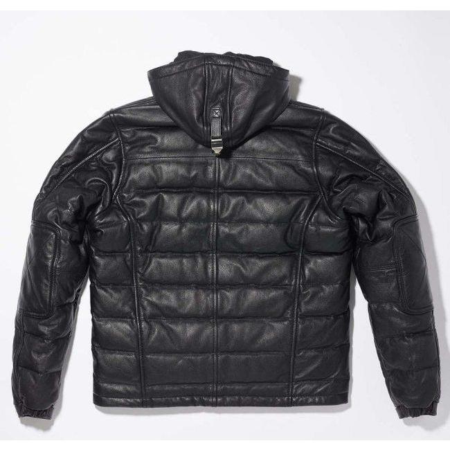 美品◆定価5.7万 KADOYA カウナッパ レザー ダウン ジャケット M 黒 カドヤ（KADOYA） 【K'S LEATHER＆K'S PRODUCT】DH LEATHER DOWN