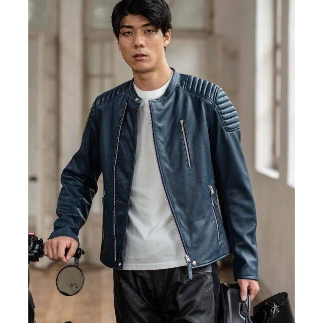 KADOYA カドヤ 【K’S LEATHER＆K’S PRODUCT】FENNEL-2 タックロールライダースジャケット サイズ：L レザージャケット ジャケット アパレル | カドヤ | 14