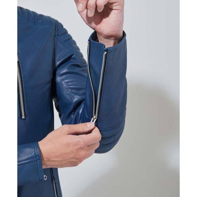 KADOYA カドヤ 【K’S LEATHER＆K’S PRODUCT】FENNEL-2 タックロールライダースジャケット サイズ：L レザージャケット ジャケット アパレル | カドヤ | 07