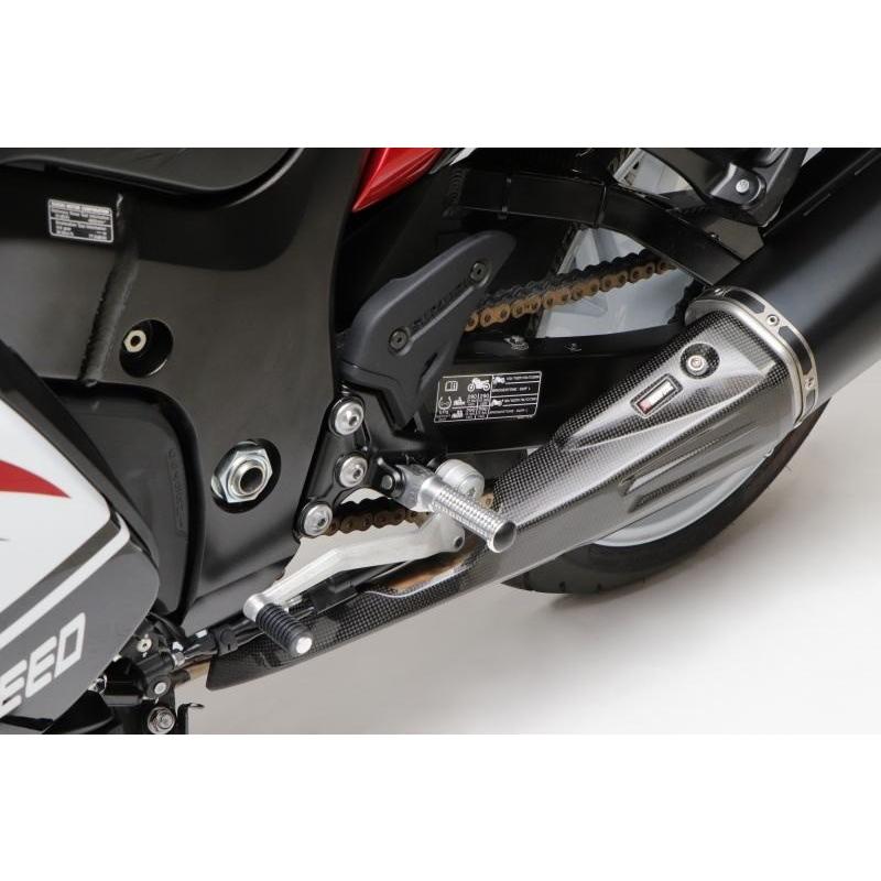 ACTIVE アクティブ ステップバー(ライダー側) カラー：シルバー HAYABUSA GSX1300R SV650 GSX-S1000 GSX-S1000F GSX-S750 SV650X GSR400 GLADIUS400 ステップ | ACTIVE