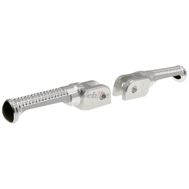 ACTIVE アクティブ ステップバー(ライダー側) カラー：シルバー HAYABUSA GSX1300R SV650 GSX-S1000 GSX-S1000F GSX-S750 SV650X GSR400 GLADIUS400 ステップ | ACTIVE | 03