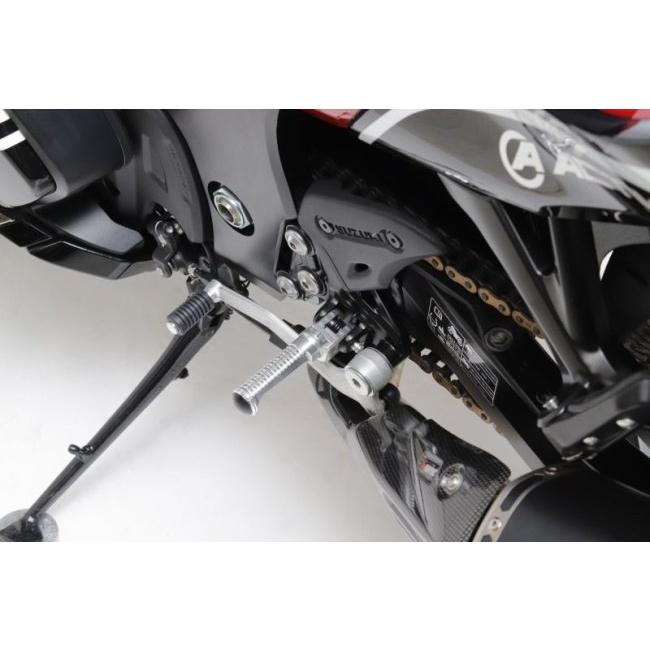 ACTIVE アクティブ ステップバー(ライダー側) カラー：ブラック HAYABUSA GSX1300R SV650 GSX-S1000 GSX-S1000F GSX-S750 SV650X GSR400 GLADIUS400 ステップ | ACTIVE | 01