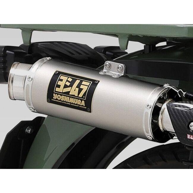 YOSHIMURA ヨシムラ 機械曲 GP-MAGNUMサイクロン TYPE-UP EXPORT SPEC 政府認証 タイプ：SSF（サテンフィニッシュカバー）／重量（STD4.8kg）：3.1kg CT125の画像