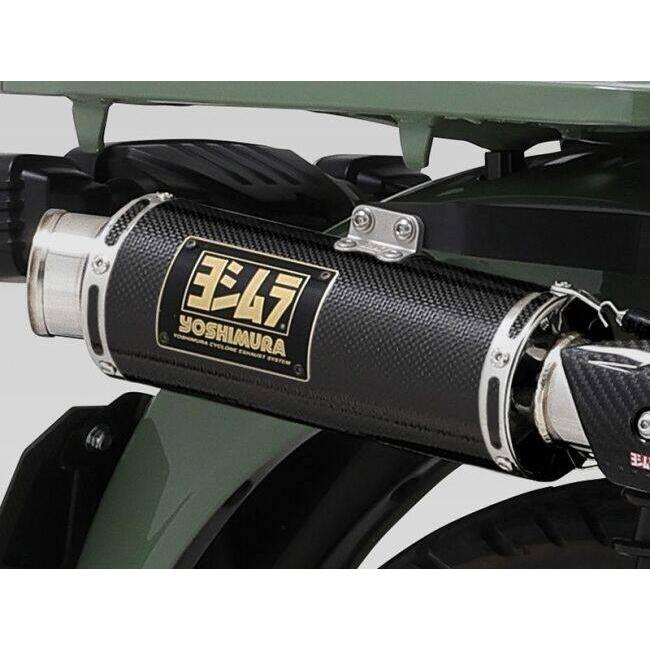 YOSHIMURA ヨシムラ 機械曲 GP-MAGNUMサイクロン TYPE-UP EXPORT SPEC 政府認証 タイプ：SC（カーボンカバー）／重量（STD4.8kg）：2.8kg CT125 HONDA ホンダの画像