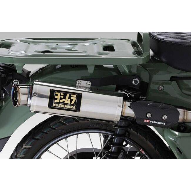 YOSHIMURA ヨシムラ 機械曲 GP-MAGNUMサイクロン TYPE-UP EXPORT SPEC 政府認証 タイプ：SC（カーボンカバー）／重量（STD4.8kg）：2.8kg CT125 HONDA ホンダの画像