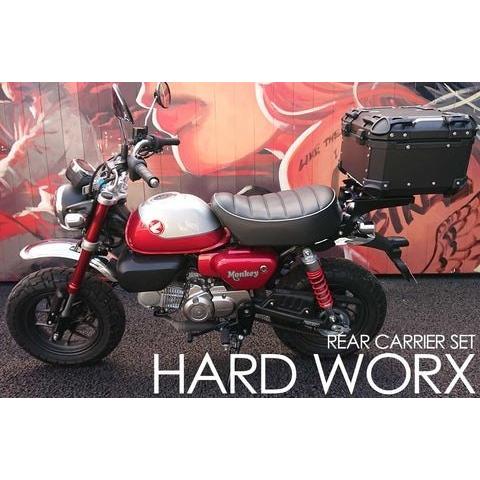 HARDWORX ハードワークス ケース＆キャリアセット 25L カラー：ブラック Monkey125 HONDA ホンダ トップケース・テールボックス 車体用バッグ・ケース | ブランド登録なし | 03