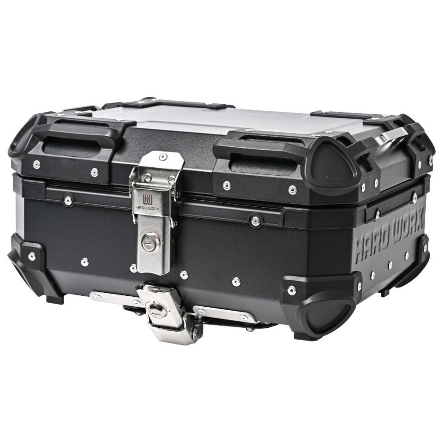 HARDWORX ハードワークス アルミトップケース 25L カラー：ブラック トップケース・テールボックス 車体用バッグ・ケース | ブランド登録なし