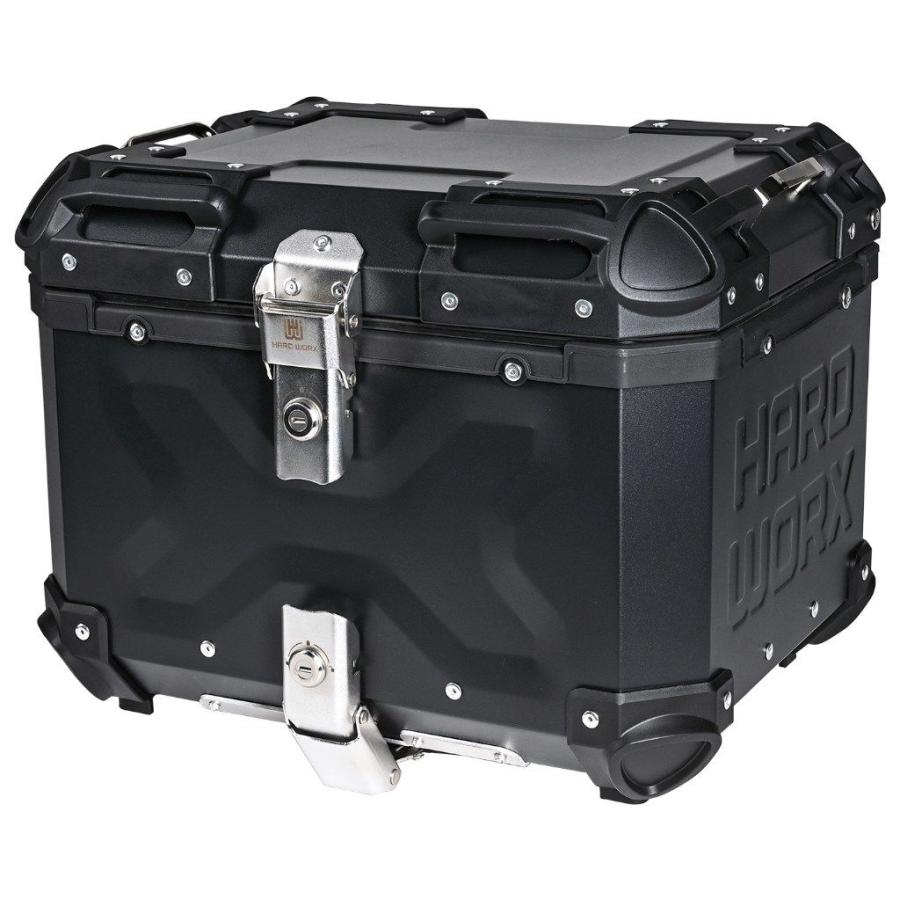 HARDWORX ハードワークス アルミトップケース 45L カラー：ブラック 