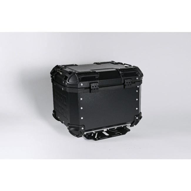 HARDWORX ハードワークス アルミトップケース 45L カラー：ブラック 