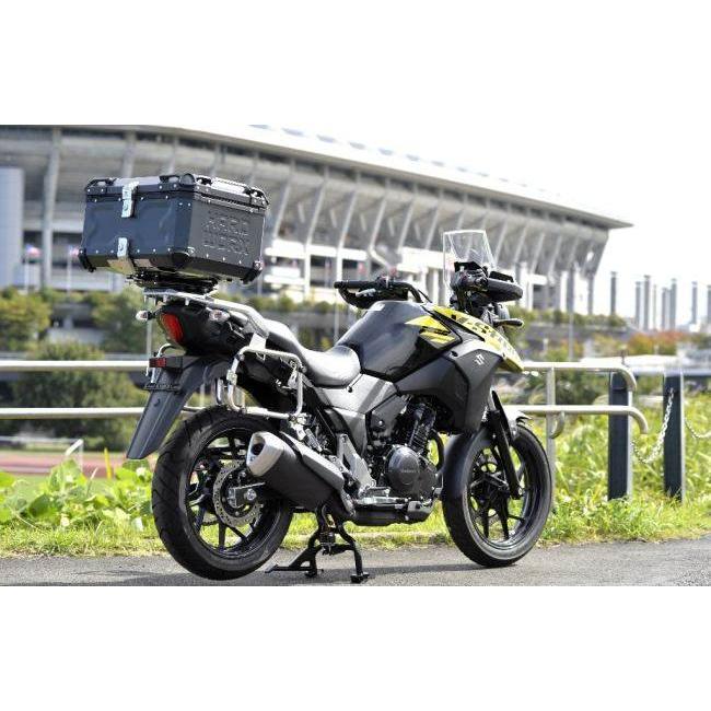 HARDWORX ハードワークス アルミトップケース 65L カラー：シルバー 