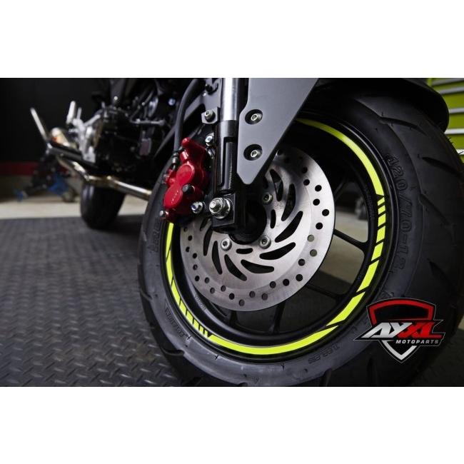 AXXL アクセル 12インチ STD5 カスタム リムステッカー カラー：ブルー リムステッカー・リムストライプ 外装 |  | 03