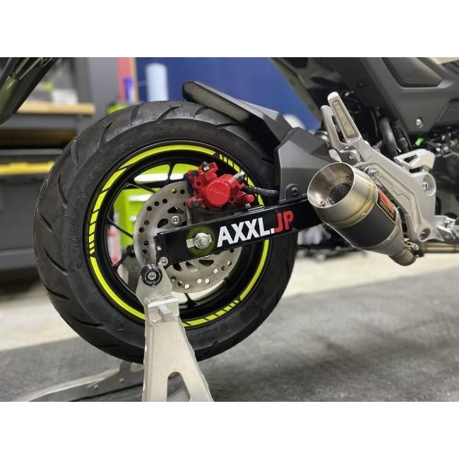AXXL アクセル 12インチ STD5 カスタム リムステッカー カラー：鏡面シルバー リムステッカー・リムストライプ 外装 |  | 01