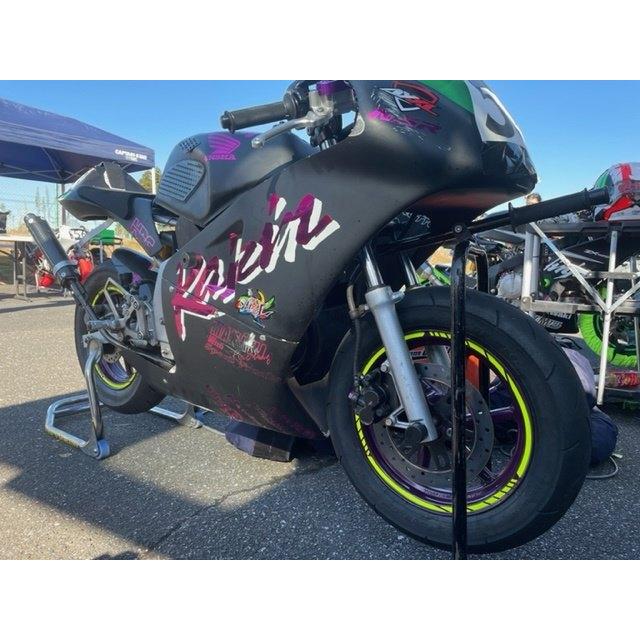 AXXL アクセル 12インチ STD5 カスタム リムステッカー カラー：鏡面シルバー リムステッカー・リムストライプ 外装 |  | 04