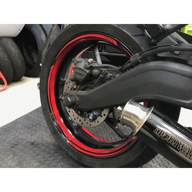 AXXL アクセル 17インチ STD2-F カスタム リムステッカー カラー：蛍光レッド リムステッカー・リムストライプ 外装 |  | 03