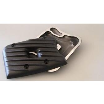 部品屋K&W 【EMD】Ribsters ロッカーボックスカバー カラー：ブラック ビックツイン EVO1340 HARLEY-DAVIDSON ハーレーダビッドソン ヘッドカバー エンジン | ブランド登録なし