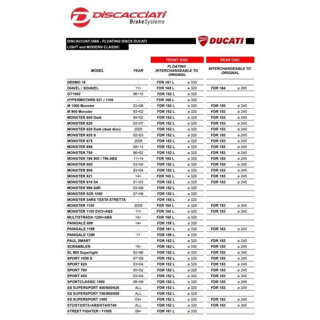 DISCACCIATI ディスカチャーティー ライトウェイト フロント 