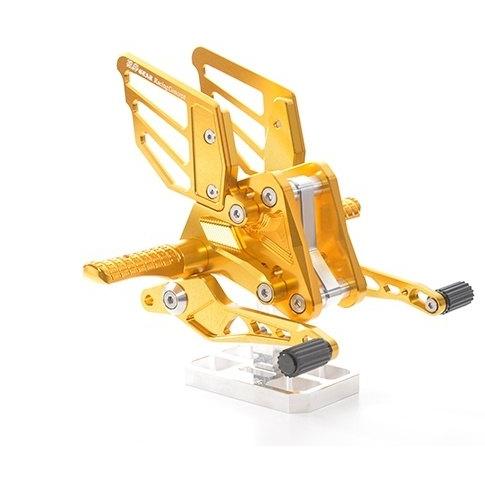 r’s gear アールズギア アクティブスポーツ レーシングコンセプト ライディングステップ カラー：オレンジゴールド Hayabusa SUZUKI スズキ バックステップ | r's gear