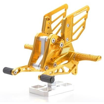 r’s gear アールズギア アクティブスポーツ レーシングコンセプト ライディングステップ カラー：オレンジゴールド Hayabusa SUZUKI スズキ バックステップ | r's gear | 01