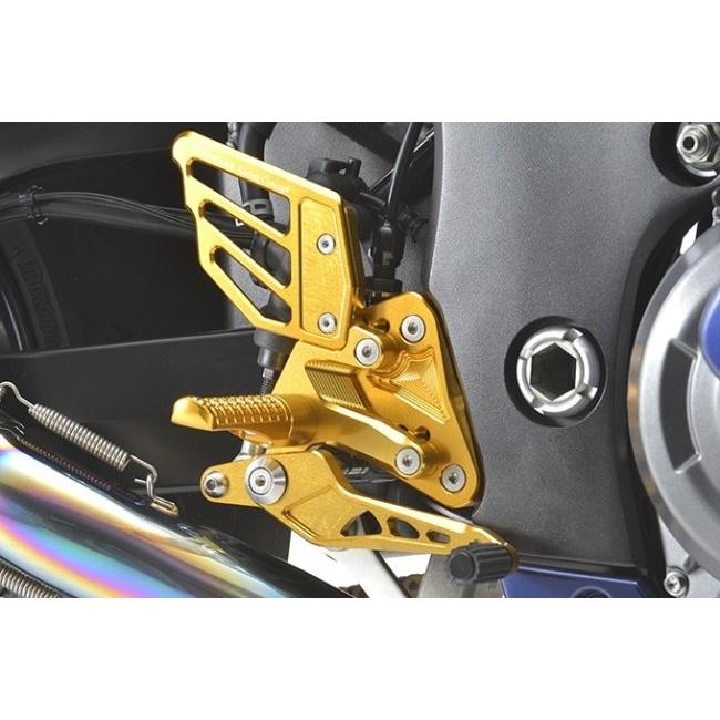 r’s gear アールズギア アクティブスポーツ レーシングコンセプト ライディングステップ カラー：オレンジゴールド Hayabusa SUZUKI スズキ バックステップ | r's gear | 02