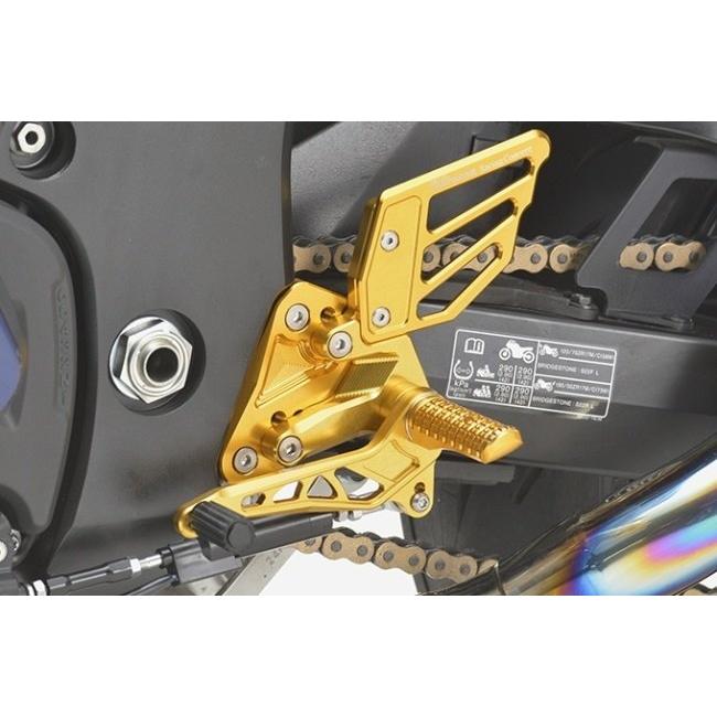 r’s gear アールズギア アクティブスポーツ レーシングコンセプト ライディングステップ カラー：オレンジゴールド Hayabusa SUZUKI スズキ バックステップ | r's gear | 03