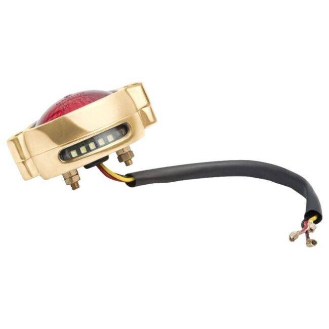 Motone Customs モートーンカスタムズ LEDテールライト ELDORADO カラー：ブラス テールランプ 灯火類 電装系 | ブランド登録なし | 01