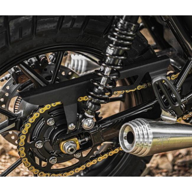 Motone Customs モートーンカスタムズ チェーンガード TANTO カラー：ブラック BONNEVILLE T100 T120 SCRAMBLER 900 SPEED TWIN STREET CUP チェーンカバー | ブランド登録なし | 03