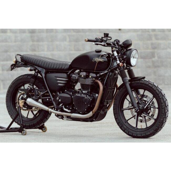 Motone Customs モートーンカスタムズ チェーンガード TANTO カラー：ブラック BONNEVILLE T100 T120 SCRAMBLER 900 SPEED TWIN STREET CUP チェーンカバー | ブランド登録なし | 06