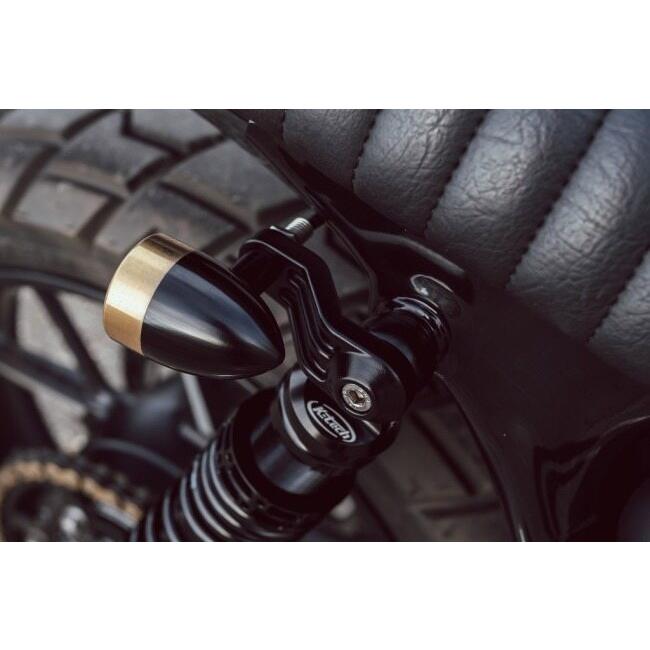 Motone Customs モートーンカスタムズ リアウインカーステー TRILINE リアショックマウント カラー：ブラッシュ TRIUMPH トライアンフ 灯火類 電装系 | ブランド登録なし | 03