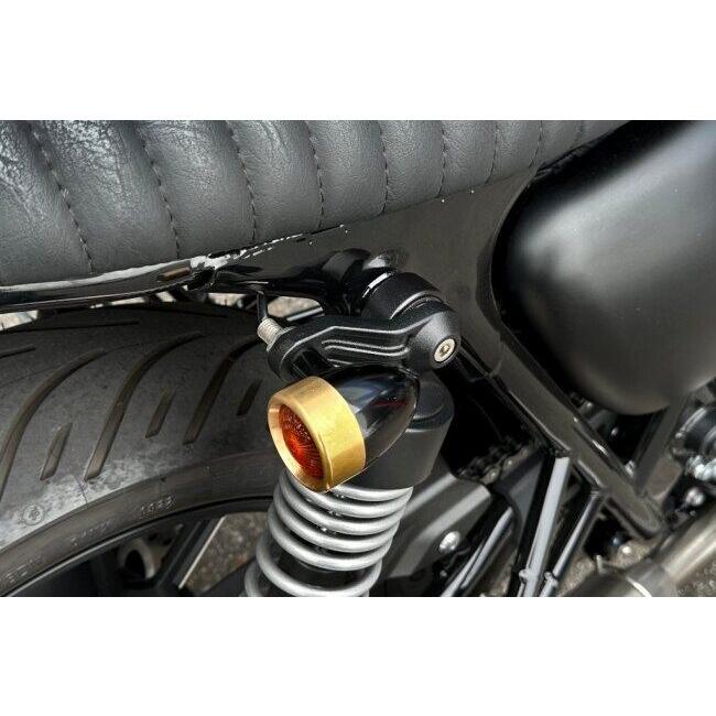 Motone Customs モートーンカスタムズ リアウインカーステー TRILINE リアショックマウント カラー：ブラッシュ TRIUMPH トライアンフ 灯火類 電装系 | ブランド登録なし | 04