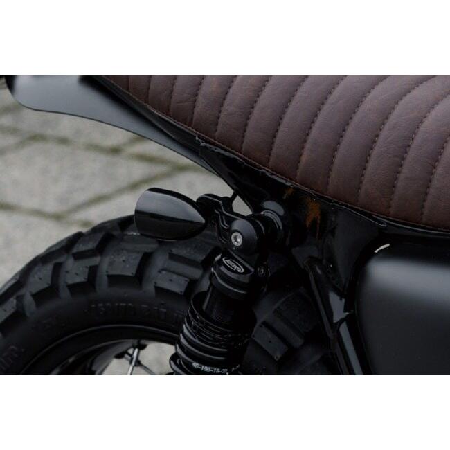 Motone Customs モートーンカスタムズ リアウインカーステー TRILINE リアショックマウント カラー：ブラッシュ TRIUMPH トライアンフ 灯火類 電装系 | ブランド登録なし | 05