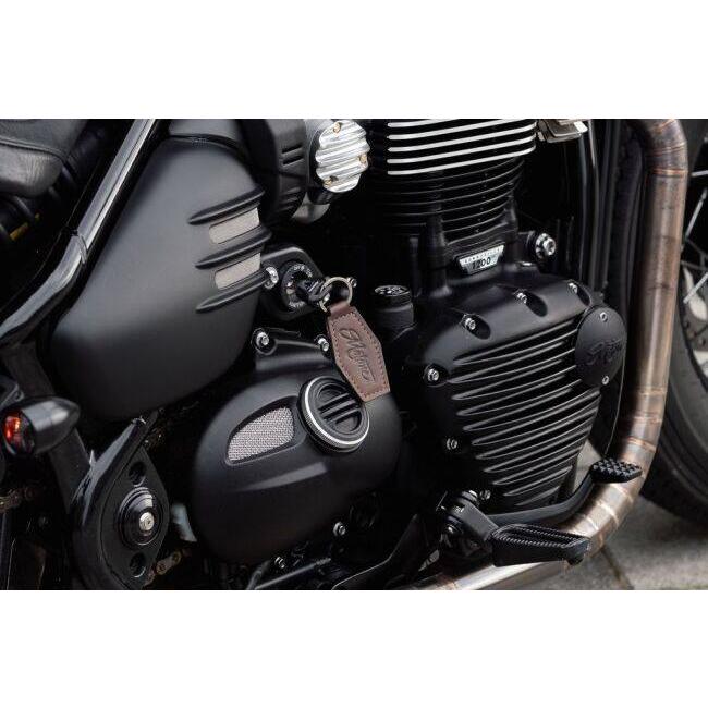 Motone Customs モートーンカスタムズ レザーキーホルダー TRIUMPH