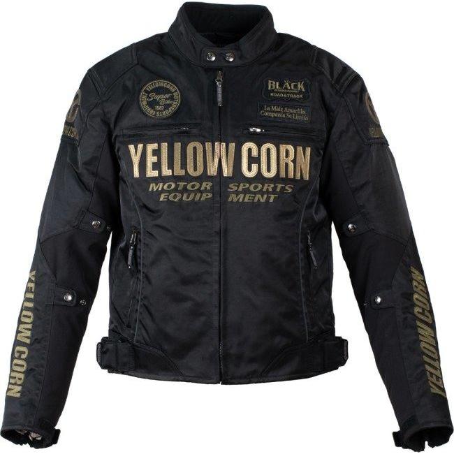 【新品】イエローコーン ウィンタージャケット YB-2313 黒 プロテクター付 YeLLOW CORN（イエローコーン） YB-3303 WINTER JACKET サイズ：M