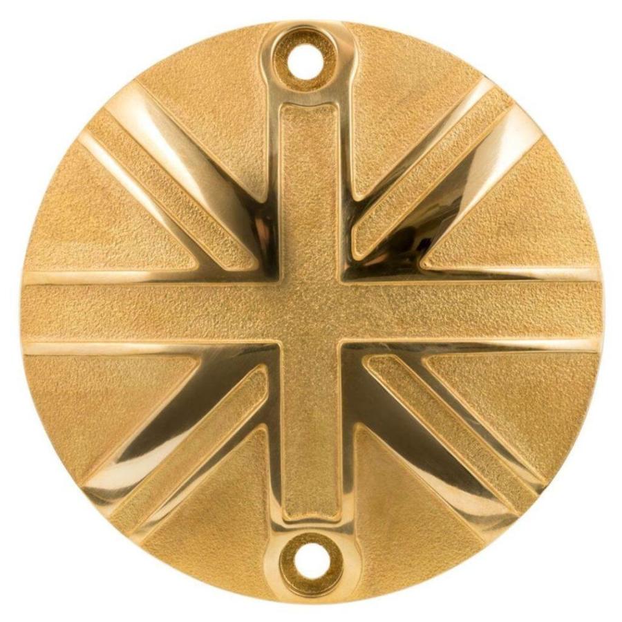 Motone Customs モートーンカスタムズ クラッチバッジ ユニオンジャック カラー：ブラス TRIUMPH トライアンフ その他汎用外装部品・ドレスアップパーツ 外装 | ブランド登録なし