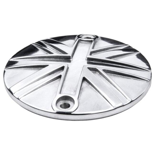 Motone Customs モートーンカスタムズ ジェネレーターバッジ ユニオンジャック カラー：ポリッシュ TRIUMPH トライアンフ 外装 | ブランド登録なし | 01