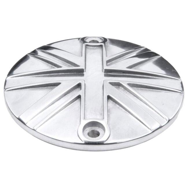 Motone Customs モートーンカスタムズ ジェネレーターバッジ ユニオンジャック カラー：ポリッシュ TRIUMPH トライアンフ 外装 | ブランド登録なし | 02