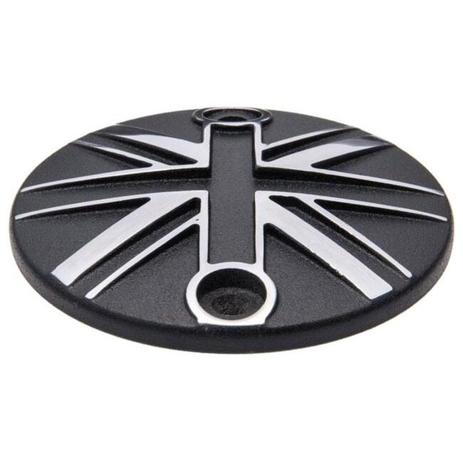 Motone Customs モートーンカスタムズ ジェネレーターバッジ ユニオンジャック カラー：ブラック／ポリッシュ TRIUMPH トライアンフ 外装 | ブランド登録なし | 02