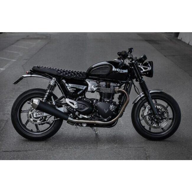 Motone Customs モートーンカスタムズ ジェネレーターバッジ ユニオンジャック カラー：ブラック／ポリッシュ TRIUMPH トライアンフ 外装 | ブランド登録なし | 07
