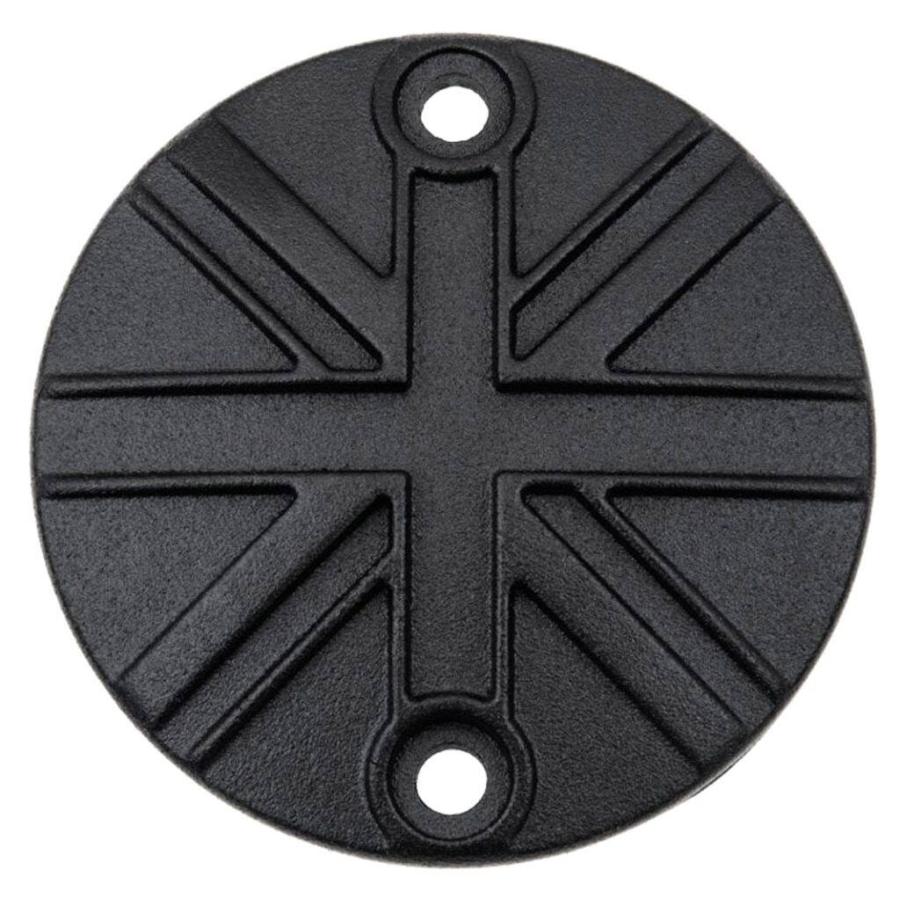 Motone Customs モートーンカスタムズ ジェネレーターバッジ ユニオンジャック カラー：ブラック TRIUMPH トライアンフ 外装 | ブランド登録なし