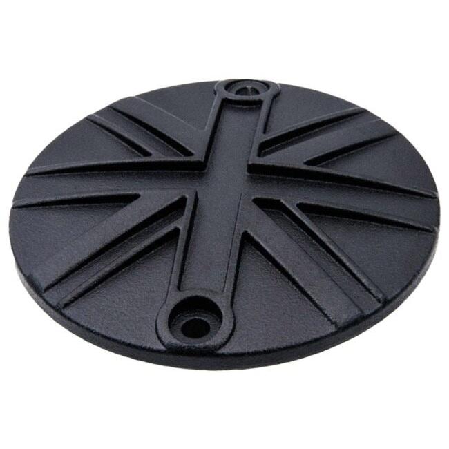 Motone Customs モートーンカスタムズ ジェネレーターバッジ ユニオンジャック カラー：ブラック TRIUMPH トライアンフ 外装 | ブランド登録なし | 01