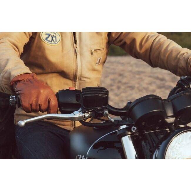 Motone Customs モートーンカスタムズ マスターシリンダーキャップ リブ カラー：ブラック BONNEVILLE T100 T120 BOBBER SPEEDMASTER THRUXTON 1200 ブレーキ | ブランド登録なし | 05