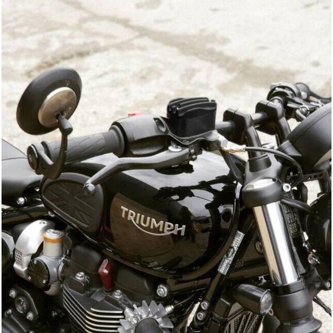 Motone Customs モートーンカスタムズ マスターシリンダーキャップ リブ カラー：ブラック BONNEVILLE T100 T120 BOBBER SPEEDMASTER THRUXTON 1200 ブレーキ | ブランド登録なし | 07