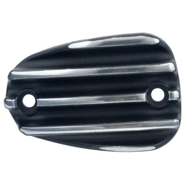 Motone Customs モートーンカスタムズ マスターシリンダーキャップ リブ カラー：ブラック／ポリッシュ TRIUMPH トライアンフ ブレーキ | ブランド登録なし | 01