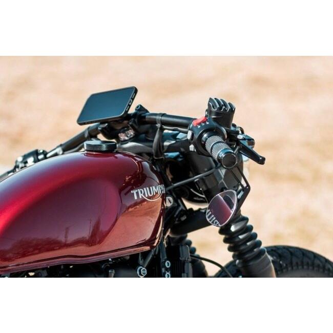 Motone Customs モートーンカスタムズ マスターシリンダーキャップ リブ カラー：ブラック／ポリッシュ TRIUMPH トライアンフ ブレーキ | ブランド登録なし | 04