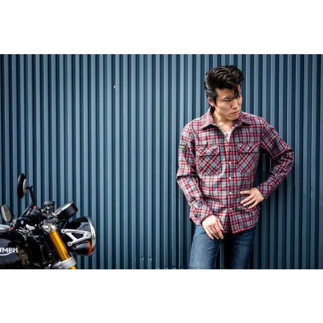 ACE CAFE LONDON エースカフェロンドン ACE CAFE Windblock Warm Shirt [ウインドブロック ウォームシャツ] サイズ：M｜webike｜05