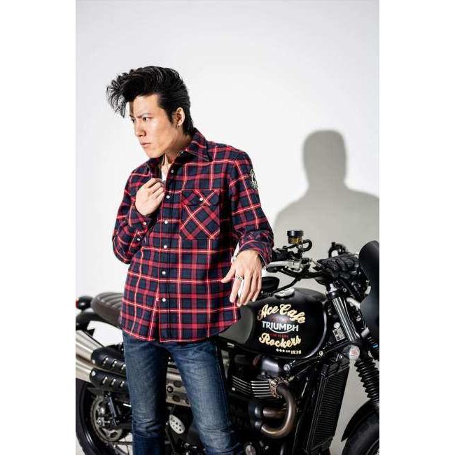 ACE CAFE LONDON エースカフェロンドン Windblock Warm Shirt [ウインドブロック ウォームシャツ] サイズ：XL カジュアルシャツ・ポロシャツ アパレル_4